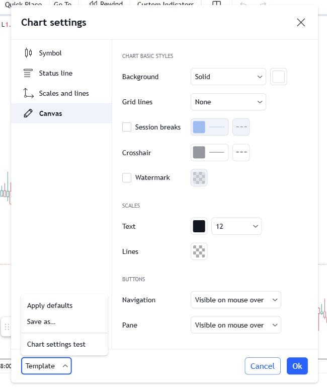 Save your chart style and fine-tune replay