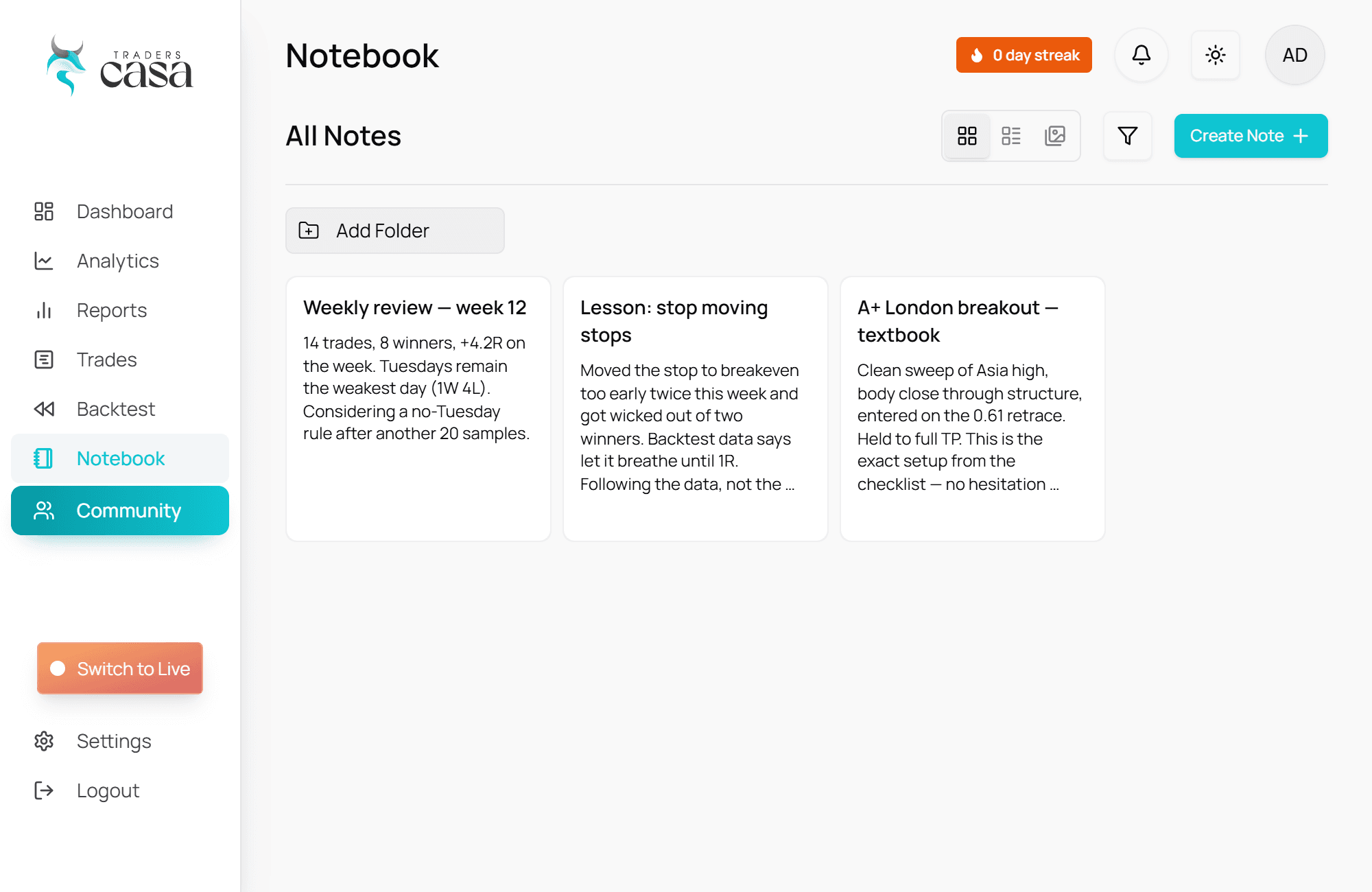 Notebook Improvements
